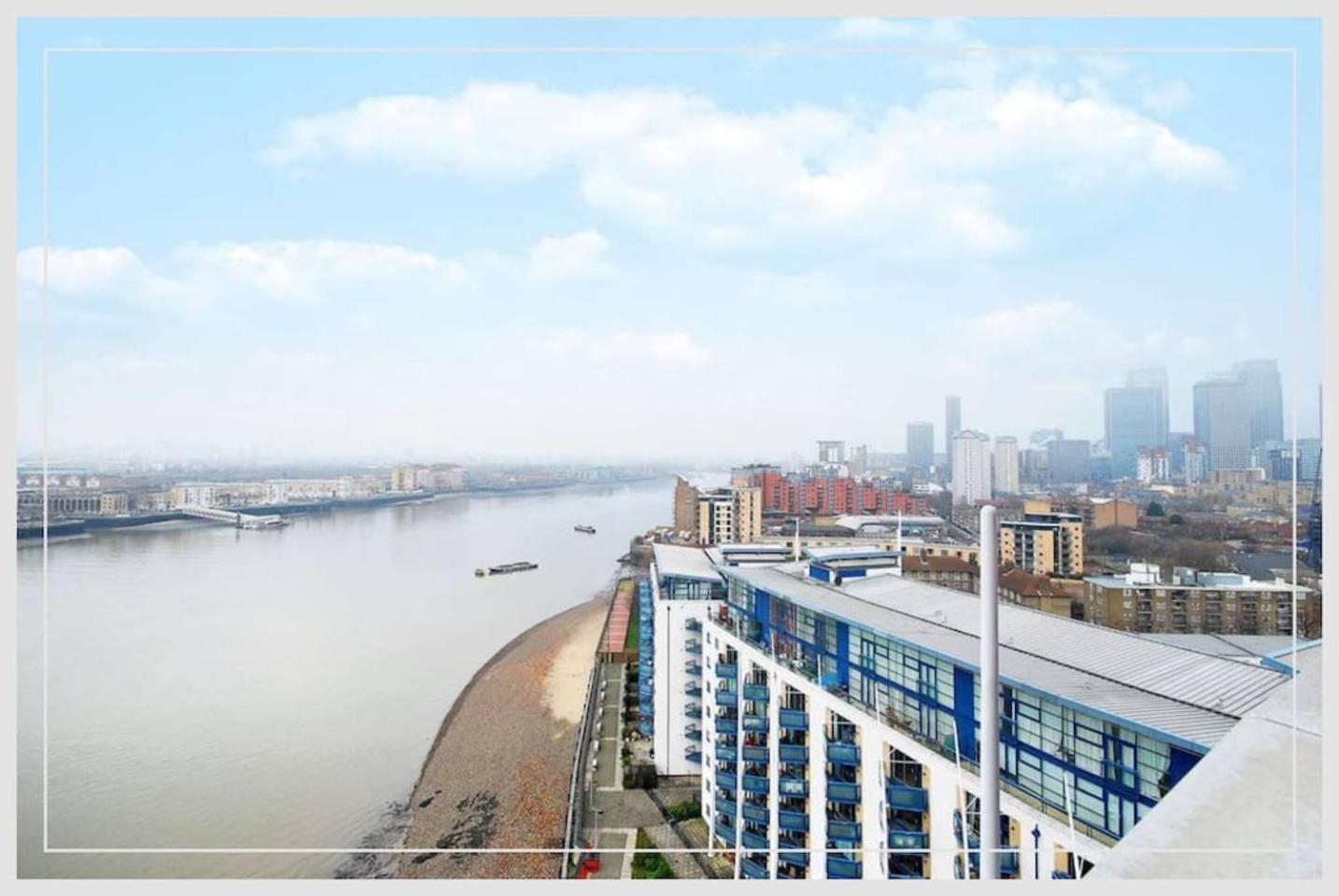 London Canary Wharf Riverside Penthouse Apartment Londres Exterior foto