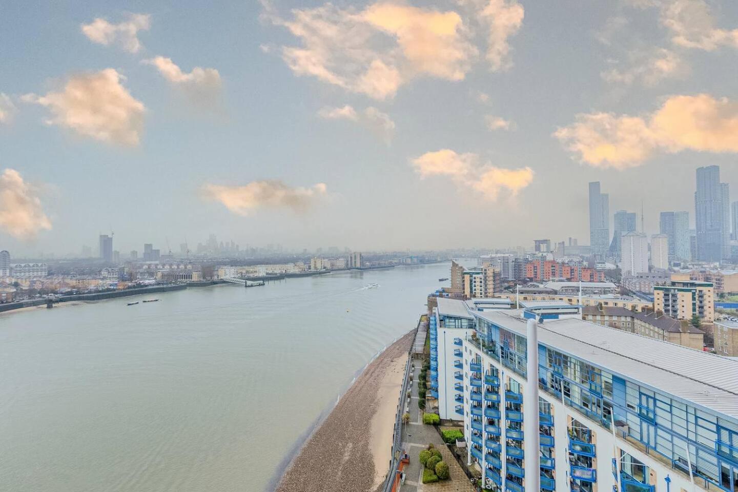 London Canary Wharf Riverside Penthouse Apartment Londres Exterior foto