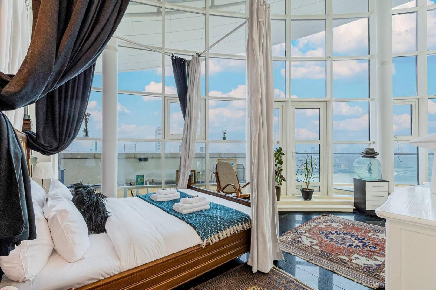 London Canary Wharf Riverside Penthouse Apartment Londres Exterior foto