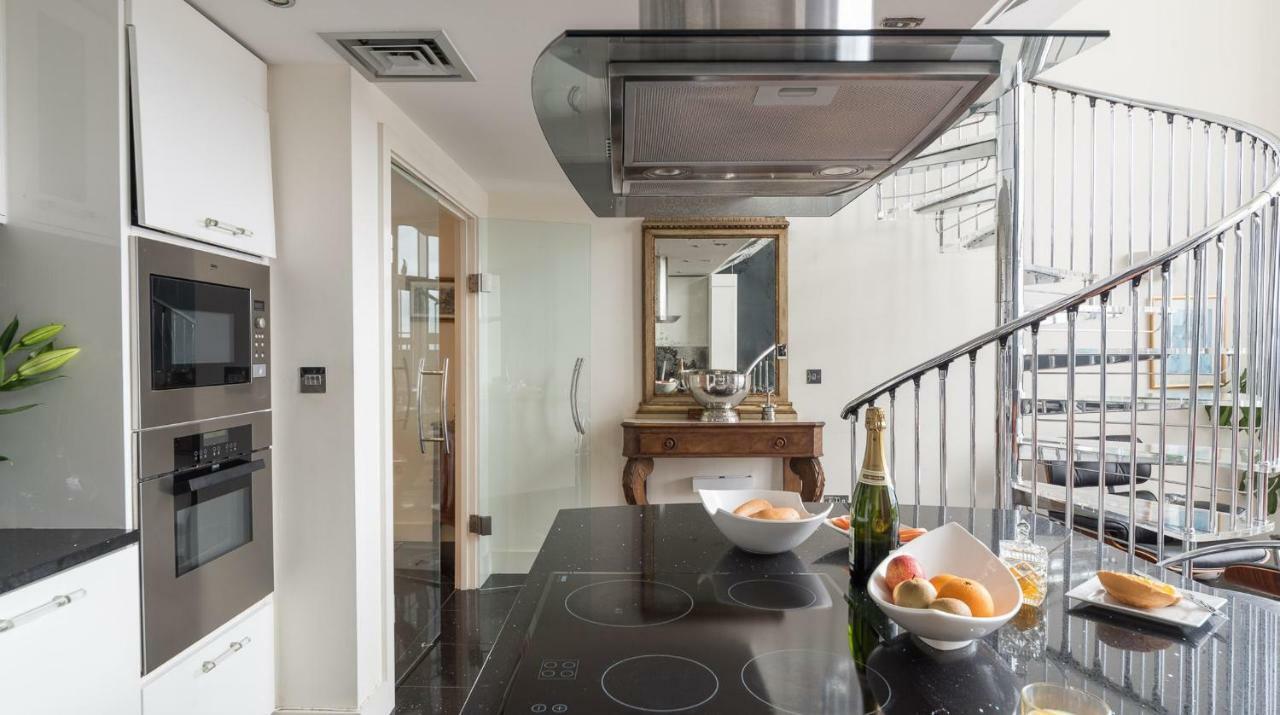 London Canary Wharf Riverside Penthouse Apartment Londres Exterior foto