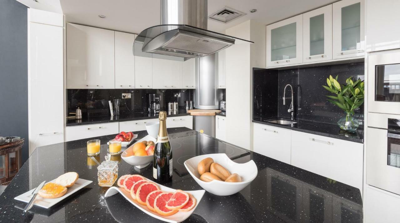 London Canary Wharf Riverside Penthouse Apartment Londres Exterior foto
