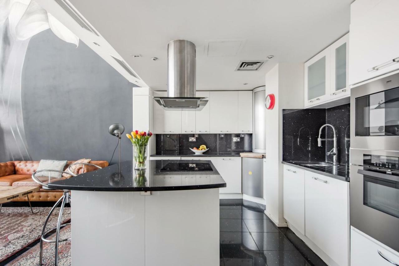 London Canary Wharf Riverside Penthouse Apartment Londres Exterior foto